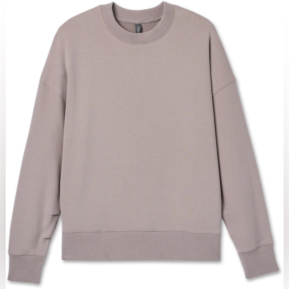 New Vuori Sedona Weekend Crewneck Sweatshirt In Pewter XL - Picture 3 of 6
